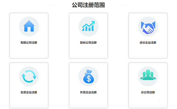 公司起名行業分類（工商營業執照經營范圍）